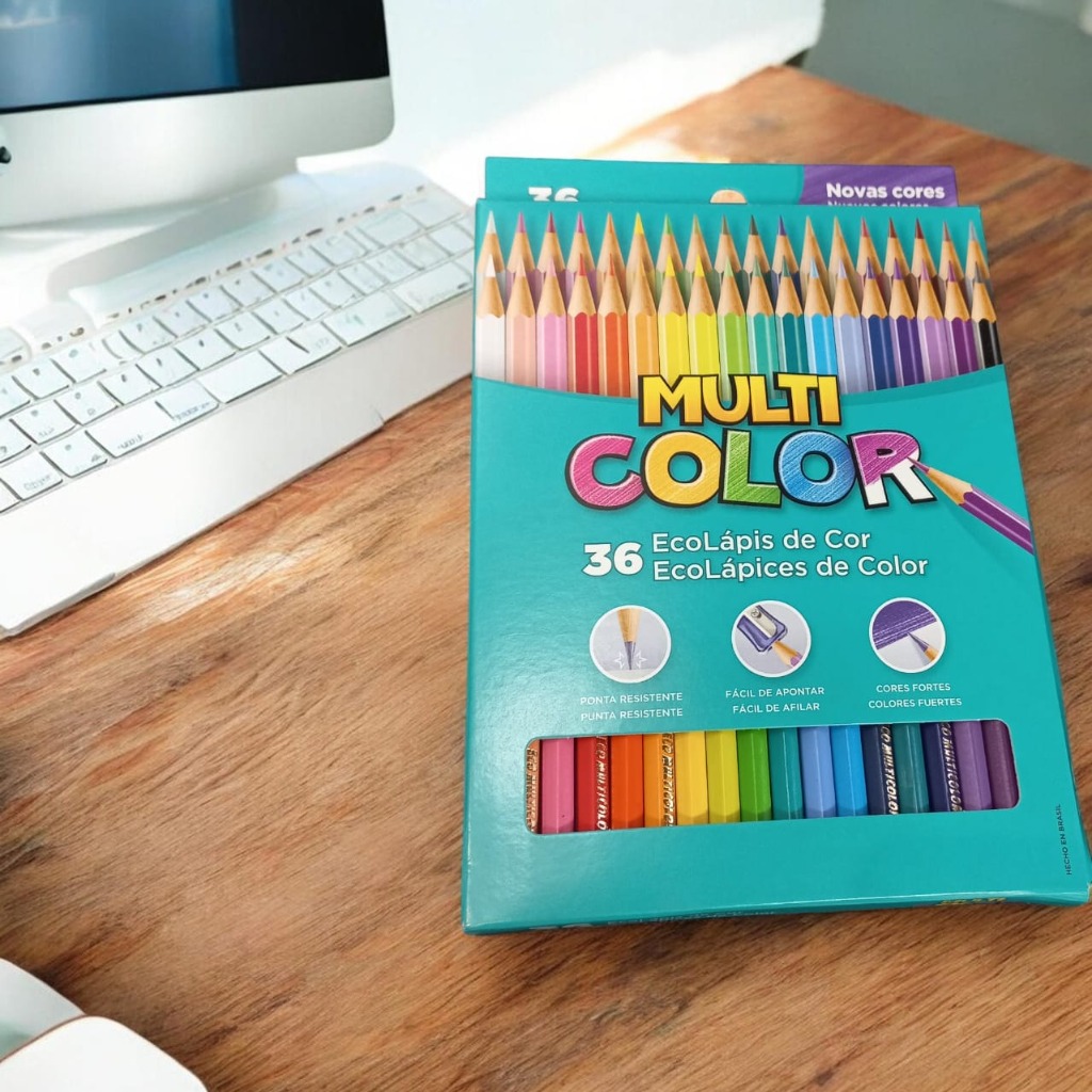 LAP.COLORES x36u.LARGOS MULTI COLOR